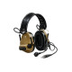 Тактические активные наушники военные 3M PELTOR ComTac VI, NIB Headset, NATO wired, Green (MT20H682FB-86N), вертикальные с 1 аудиовыходом J11 (NATO)