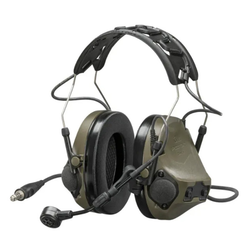 Наушники активные 3M PELTOR ComTac VII, OD Green (MT14H41A-300EU GN), вертикальные