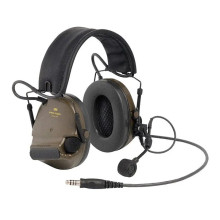 Тактичнеские наушники активные 3M PELTOR ComTac XPI Headset, NATO (MT20H682FB-86), вертикальные с 1 аудиовыходом J11 (NATO)