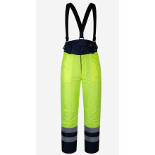 Брюки утепленные сигнальные  WINTER FLASH желтые hi-viz/темно-синие