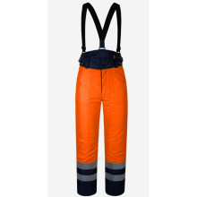 Брюки утепленные сигнальные  WINTER FLASH оранжевые hi-viz/темно-синие