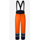 Брюки утепленные сигнальные  WINTER FLASH оранжевые hi-viz/темно-синие
