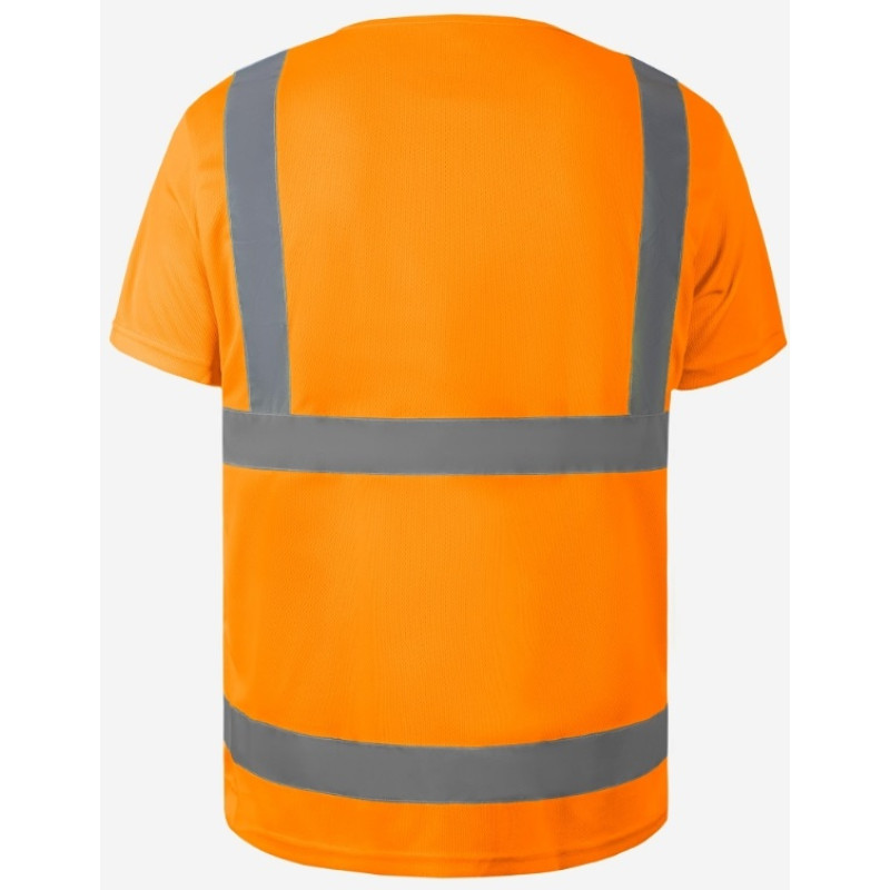 Футболка рабочая, сигнальная FLASH PLUS 2.0 оранжевая hi-viz
