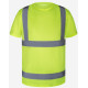 Футболка сигнальная, рабочая FLASH PLUS  желтая hi-viz