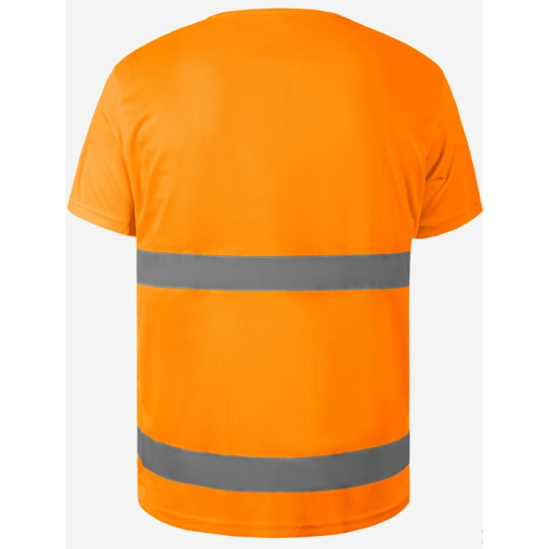 Футболка рабочая, сигнальная  FLASH оранжевая hi-viz