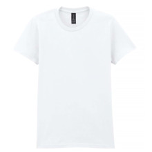 Футболка женская Gildan Softstyle Midweight 185 (white) 