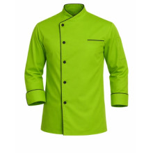Китель поварской Lime Green Black Trim  (пошив на заказ)