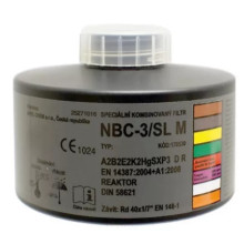 Фильтр для противогаза NBC-3/SL M (А2В2Е2К2HgSXP3D R REACTOR) соединение в соответствии с ДСТУ-EN 148-1 40Х1/7