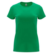 Футболка женская Capri 170 Roly зеленая (kelly green)