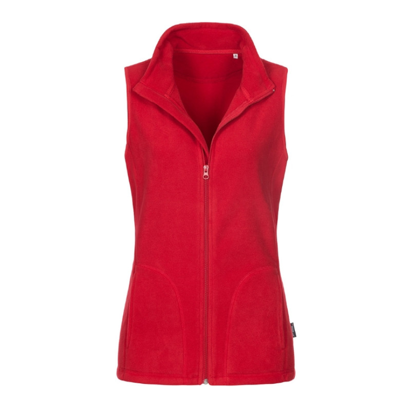 Жилет женский флисовый ST5110 Active Fleece Vest Women, красный 